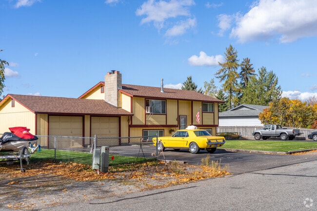 Split-level homes line the streets of the South Shore neighborhood in Post Falls.