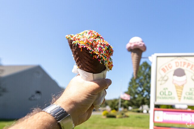 The Big Dipper in Prospect scoops homemade ice cream all day.
