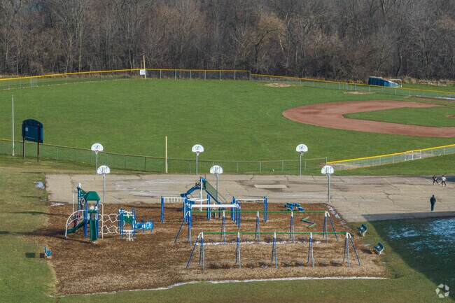 Maplewood Elementary has a playground.