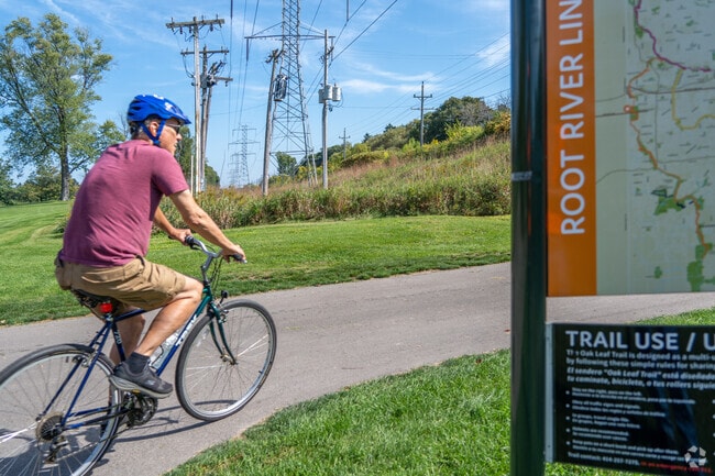 Greenfield Park boasts numerous bike paths throughout the city.