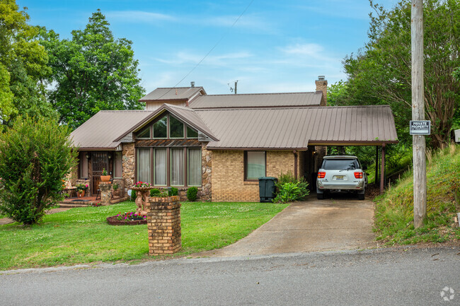 Admire this craftsman style home in Powderly.