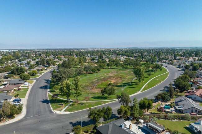 An elevated look at Campus Park North in the Bakersfield neighborhood.