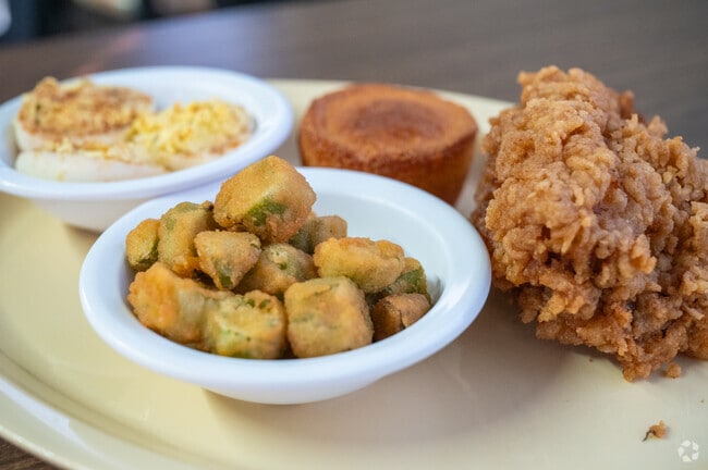Home style cooking is offered at Two Sisters Restaurant in Ashville.