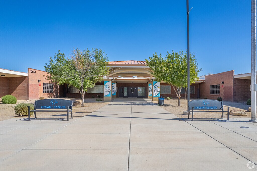 The administrative hub of Dysart Middle School in El Mirage.