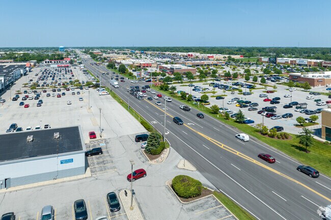 Three large shopping centers of Schererville, quick drive from Lake Hills, IN.