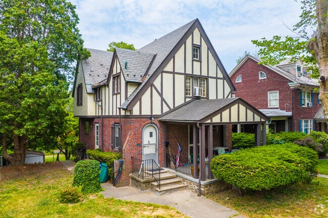 Tudor style homes can be found throughout College Heights.