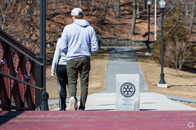 Elm Park near Newton Square is the center of surrounding neighborhoods for outdoor activities.