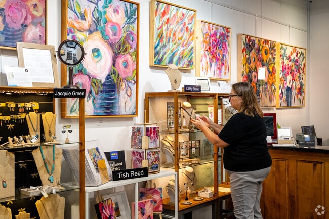 West Carmel residents head to Downtown Carmel to shop for ideas from local artists.