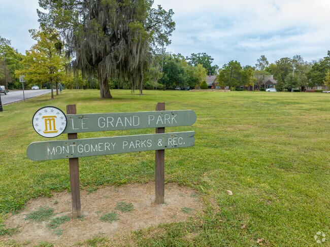 Be sure and visit LeGrande Park.