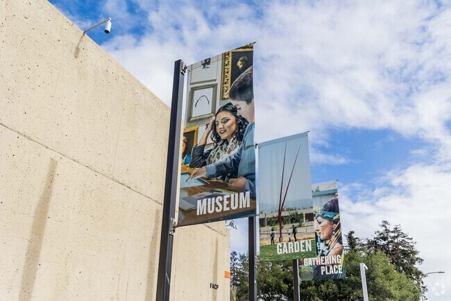 The Oakland Museum features a museum, garden, and gathering place in Peralta-Laney.
