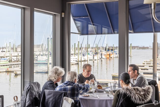 The Marina Cafe is a harbor-side restaurant in Great Kills.