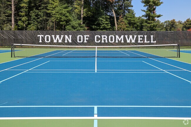 Watrous Park has six hard-surface tennis courts in Cromwell.