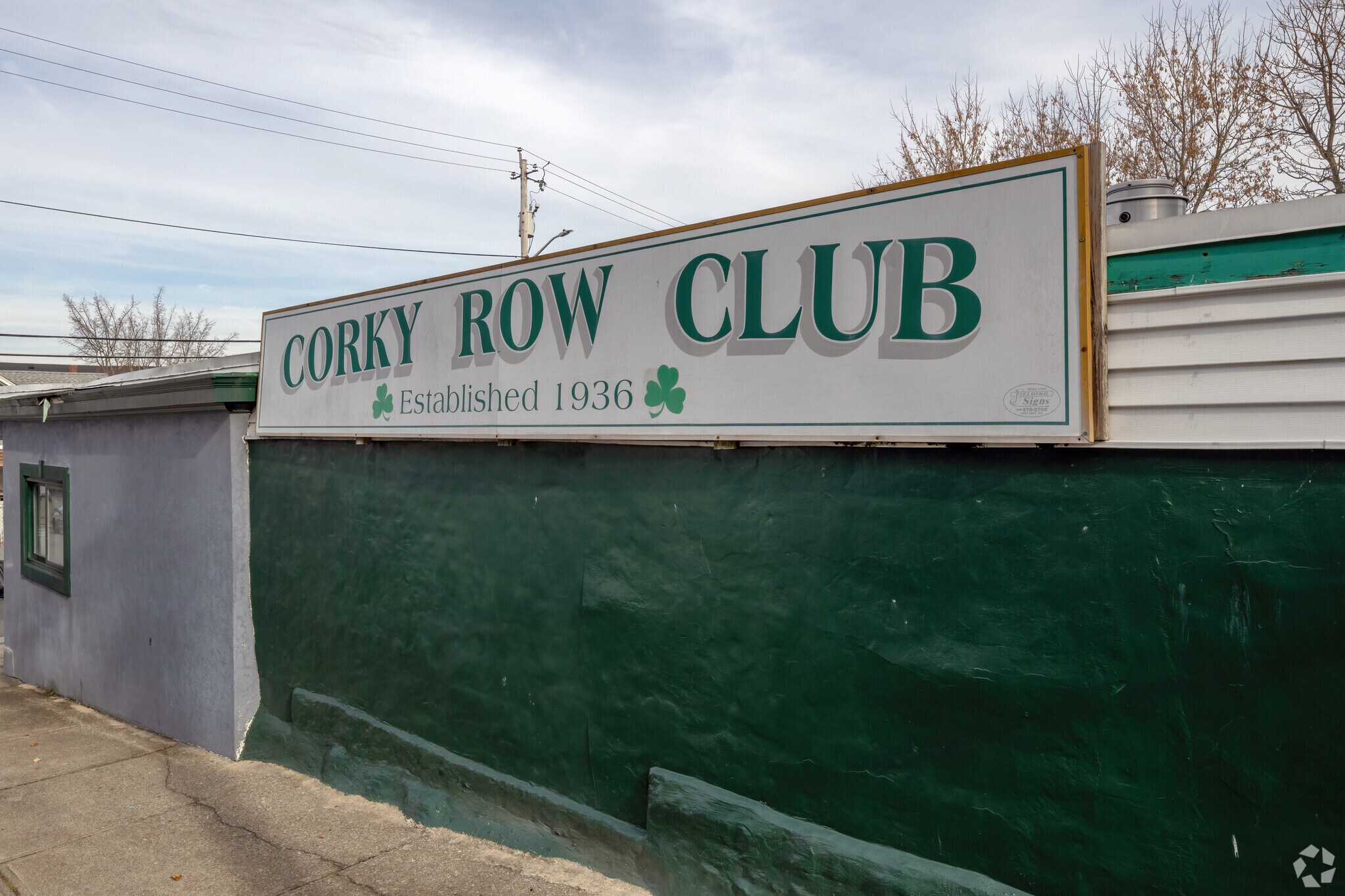 The Corky Row Club is where the neighborhood's St Patrick's Day Parade starts.