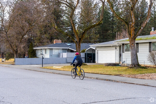 Residents of South Indian Trail often bike through the neighborhood.