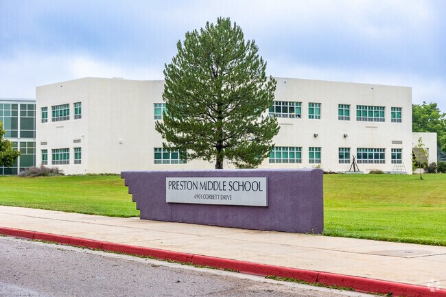 Preston Middle School serves several neighborhoods.