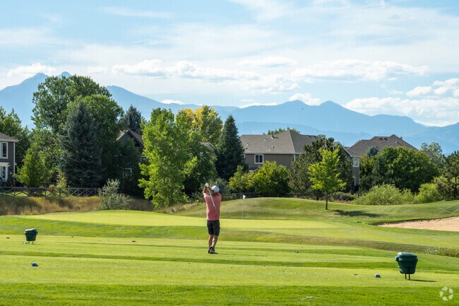 Practice your swing at Ute Creek Golf Course.
