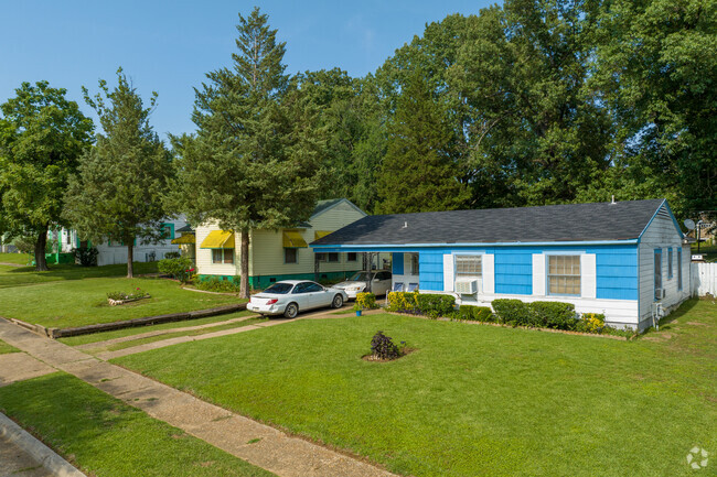 Colorful ranch style homes bring out the best of each neighborhood in Queensborough.