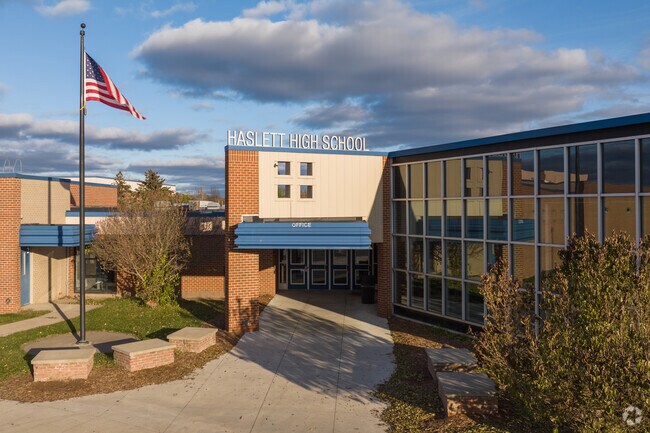 Haslett High School has a overall rating of A- on Niche.com.