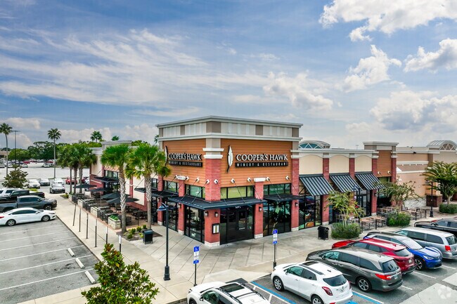 Fine dining at the local favorite Cooper's Hawk.
