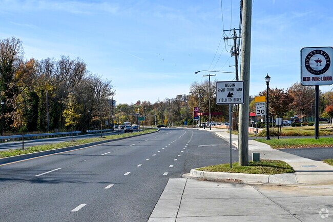 Hyattsville Residents can drive straight down Maryland state Route 500 to get into DC.