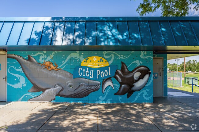 The Thornton city pool is one of the main attractions located in the Quimby neighborhood.