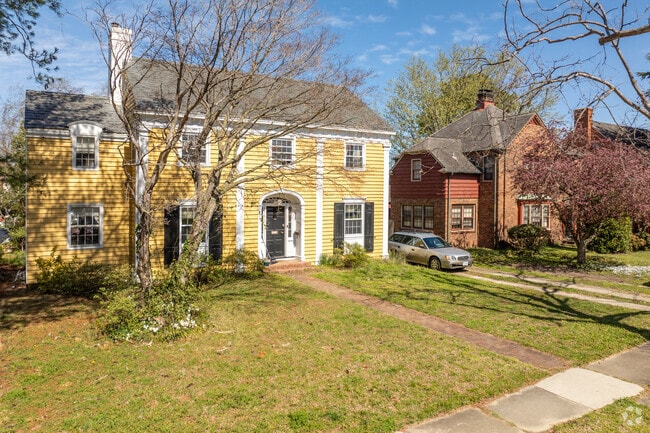 Camp Alexander has large historic homes that are mostly well maintained.