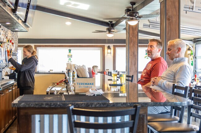 Friends in New Hanover can relax over a beer at Peppe's.