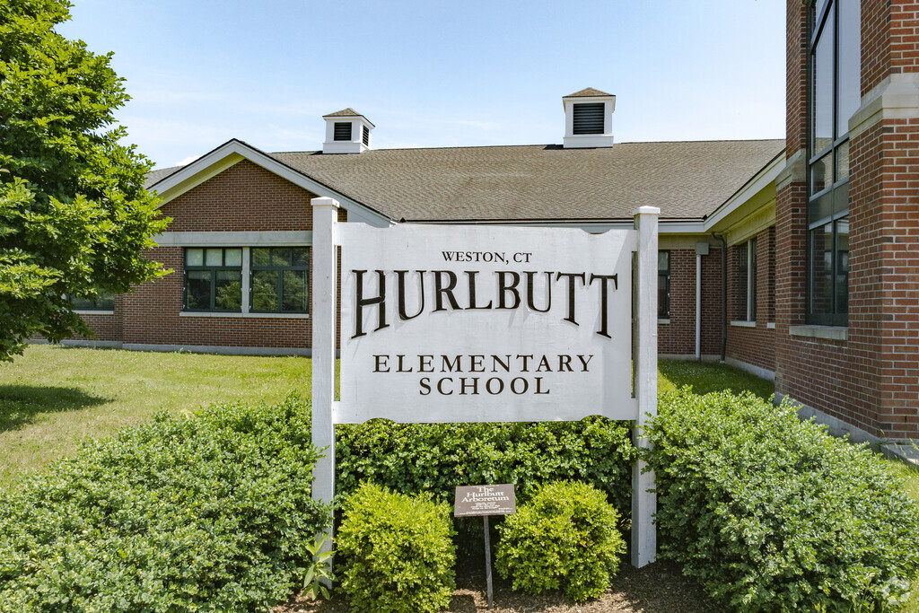 Hurlbutt Elementary School is located at 9 School Road in Weston, CT.