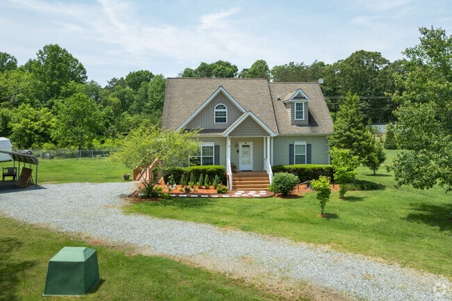 New Traditional homes are becoming more common throughout the Bostic area.