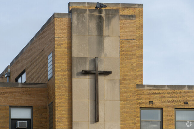 The Immaculate Conception School in Old Town Chicago.