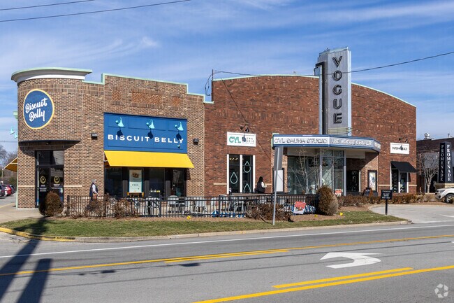 The old Vogue Theatre has been turned into commercial property in Bellewood.