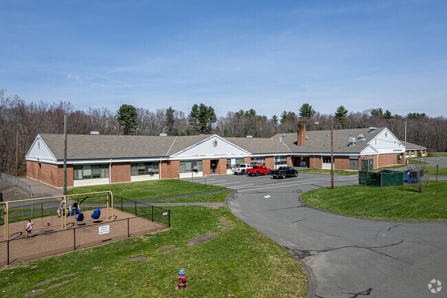 Governor William Pitkin School has a playground in the back.