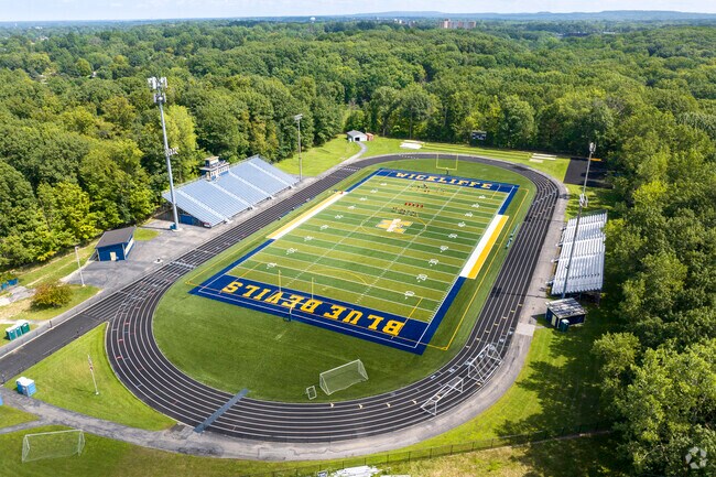 Wickliffe High School is home of the Blue Devils.
