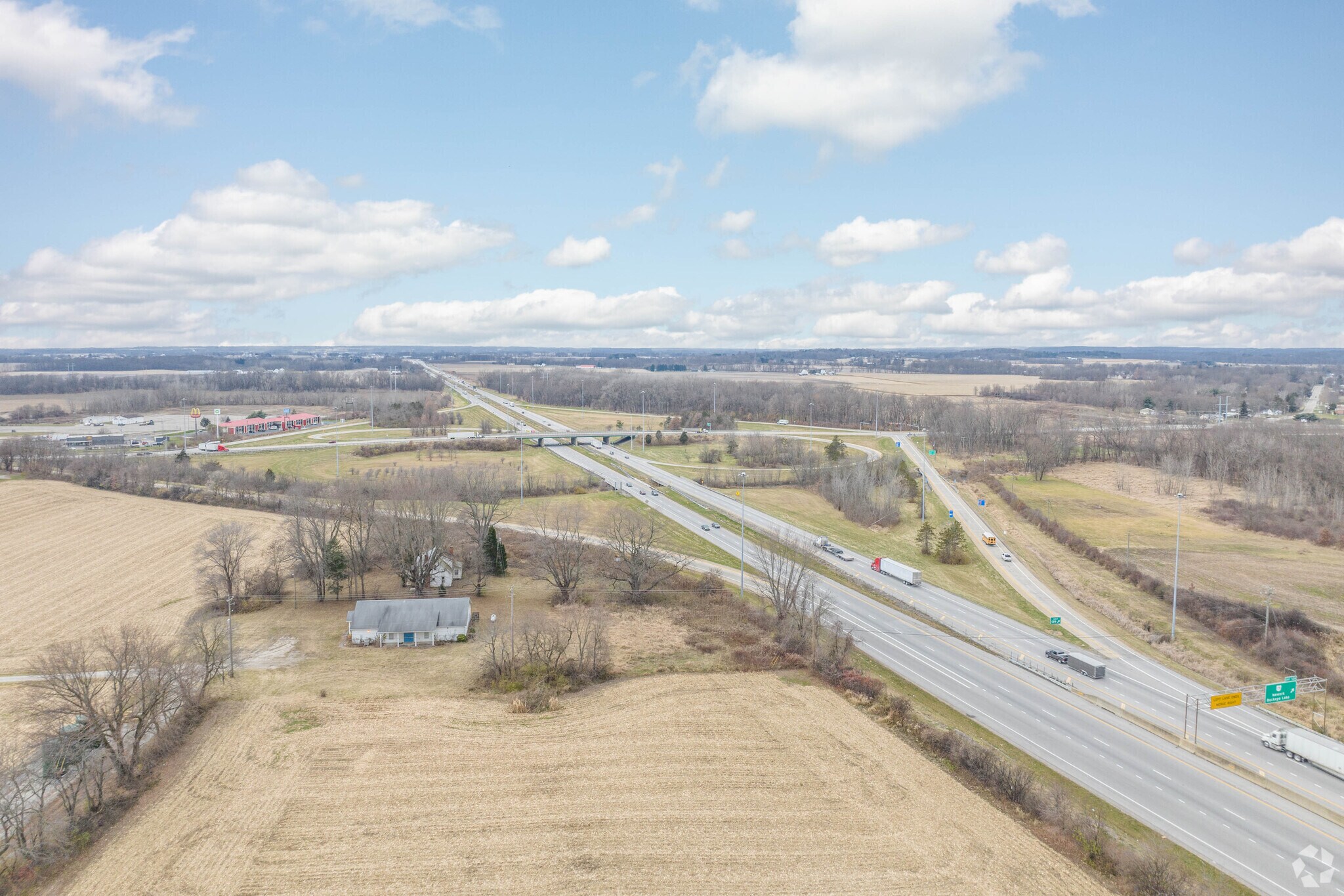 I-70 makes traveling to and from Hebron easy.