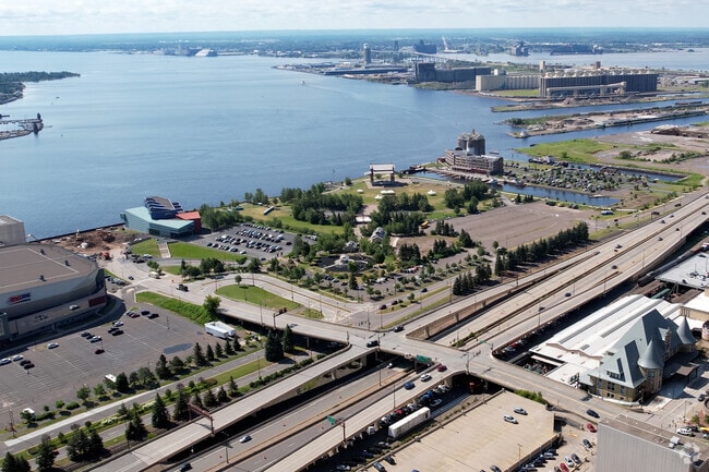 Route 35 has an exit to Bayfront Festival Park in Duluth Minnesota.