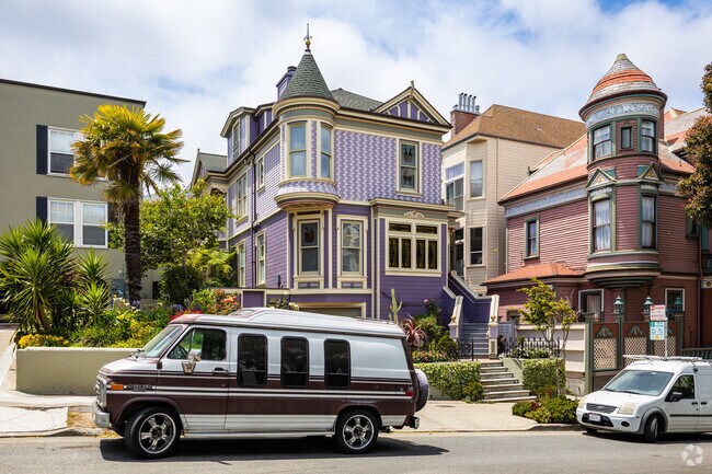 Alamo Square can also exhibit the funky side of San Francisco.