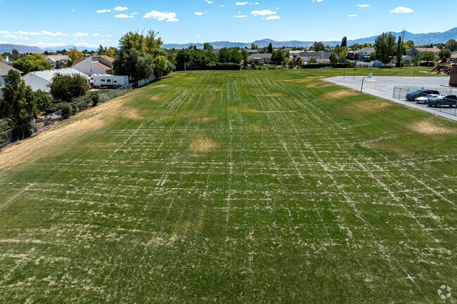 Mountain Shadows Elementary’s field has beautiful mountain views.
