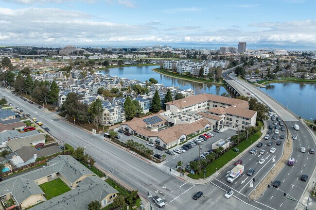 Lakeshore is nestled between the 92 and 101 freeways.