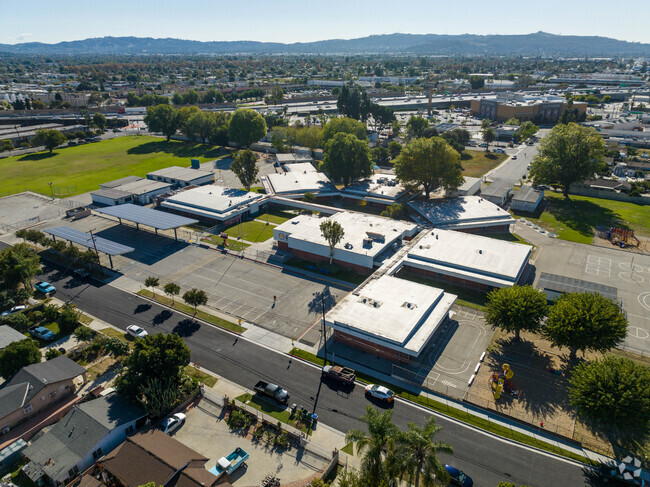 Aerial of school
