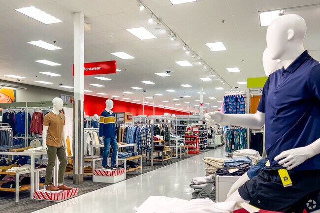 Target offers a wide array of household goods and clothing.