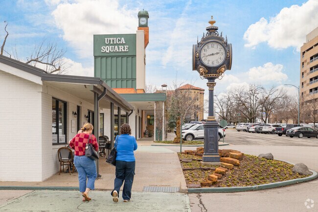 Utica Square is a walkable, open air shopping mall in Forest Hills-Wildwood.