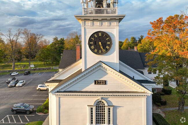 The church is the main focal point of the town of Shrewbury.