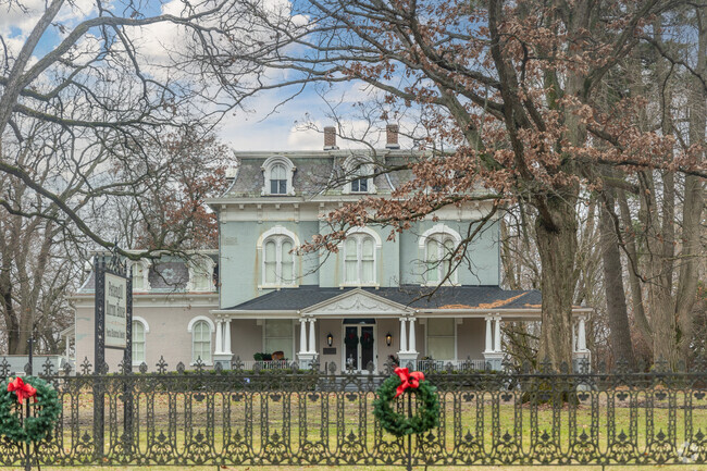 West Bluff offers this historical landmark with plaque within the High Wine District.