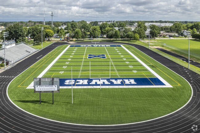 Students at St Joseph Middle School in Appleton can use the track and field.