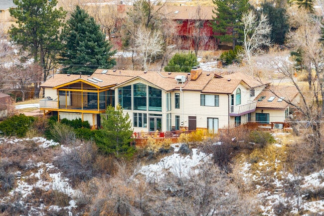 Contemporary mountain mansions can be found in Morrison.