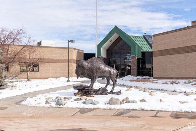 Buffalo Ridge Elementary School recently added this sculpture.