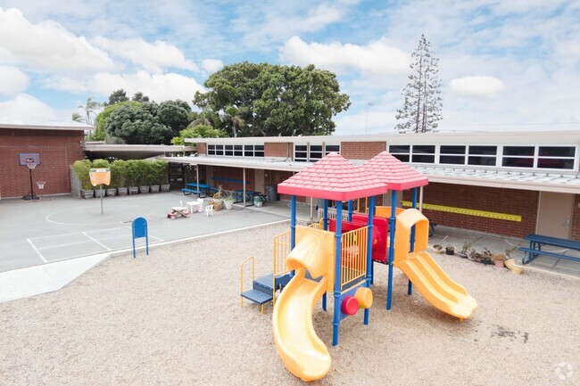 Towers Elementary School in West Torrance, CA has a colorful playground.
