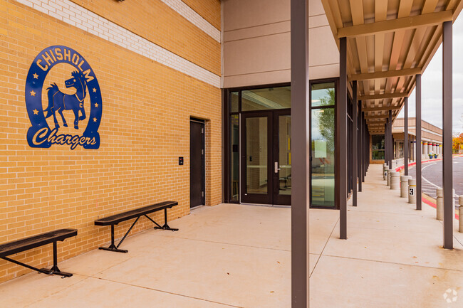 Close up shot of a cute symbol in Chisholm Elementary School.