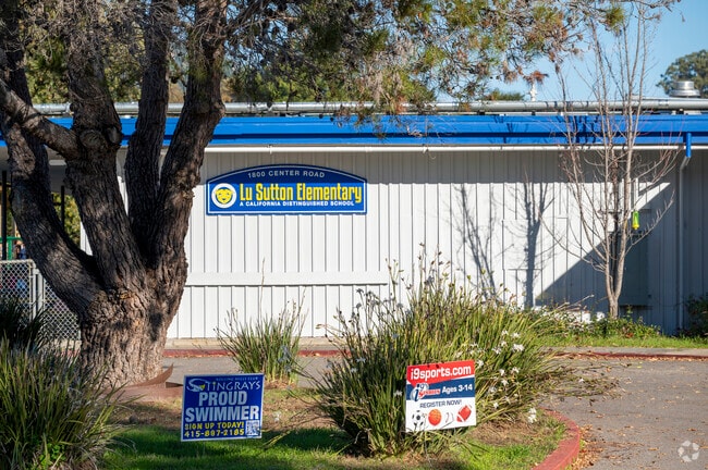 Lu Sutton Elementary School serves students in the central Novato area.
