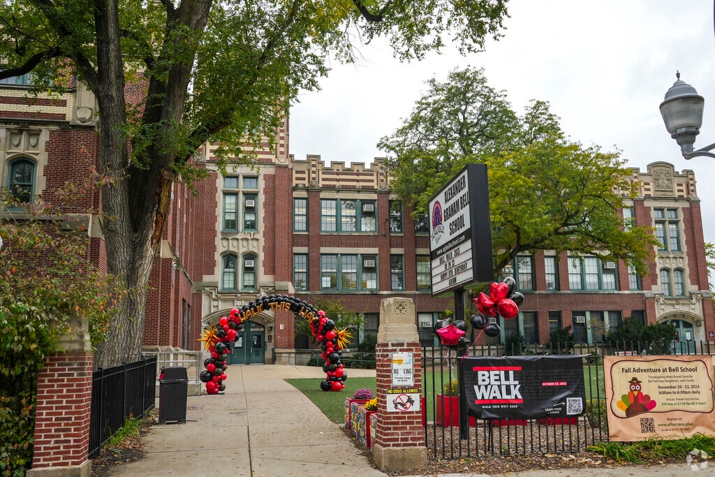 Bell Elementary School provides high quality education in the neighborhood of St. Bens.